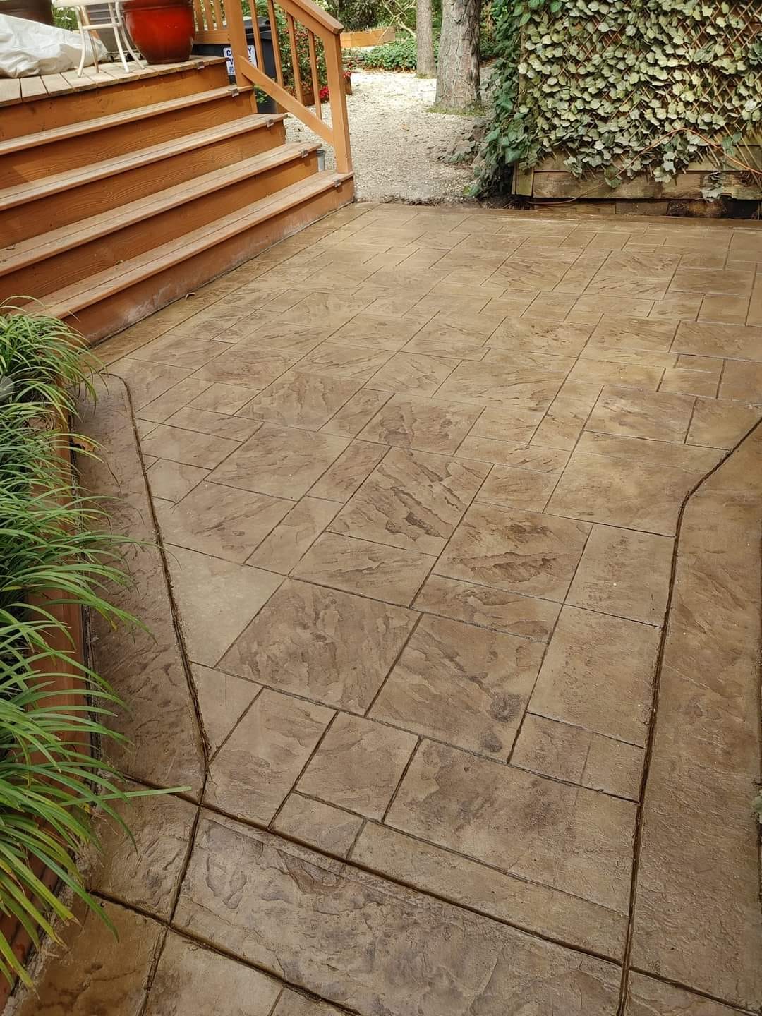 AC-Contracting Walkway Stamped Concrete